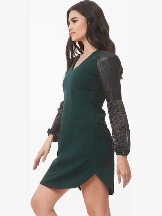 Mini Dress for Wedding and Christening Green
