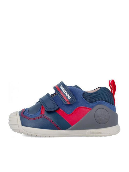 Kids Sneakers Anatomic with Scratch Blue