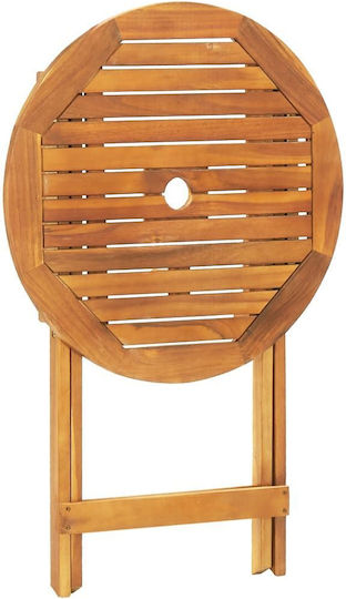 Garten- und Outdoor-Möbelsets 3 Stück Beige mit Sonnenschirmhalter