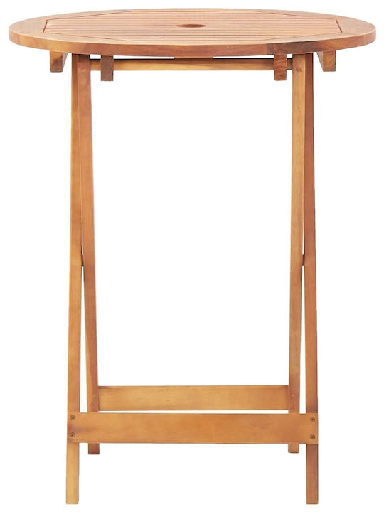 Garten- und Outdoor-Möbelsets 3 Stück Beige mit Sonnenschirmhalter
