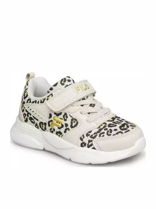 Kinder Sneakers mit Klettverschluss Beige