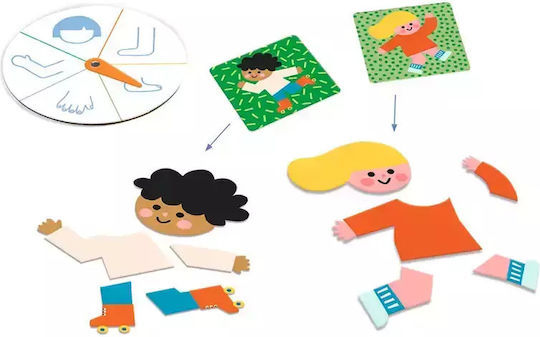 Djeco Educational Game Learn Parts of the Body 08267 3 Years +