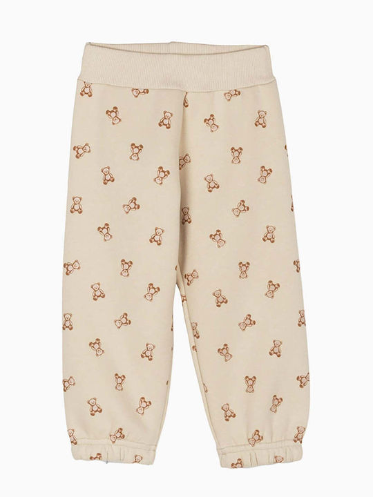 Joyce Kinder Sweatpants Set - Jogginganzug beige