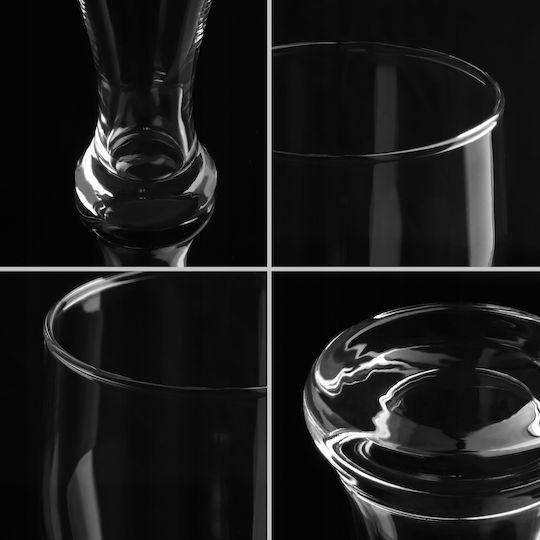Kadax Σετ Ποτήρια Μπύρας / Νερού από Γυαλί 665ml 2τμχ