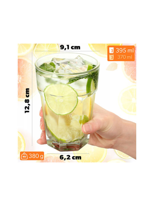 Kadax Pahar pentru apa / Cocteiluri / Cafea / Cafea grecească Freddo din Sticlă 370ml