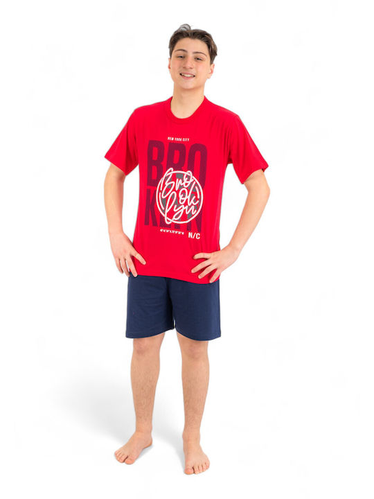 Nina Club Kids Pyjamas Summer Cotton red