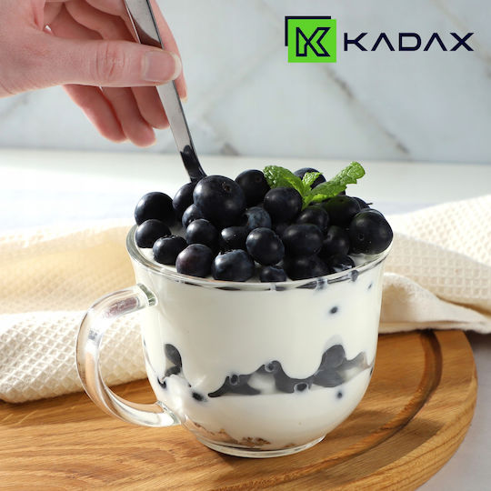 Kadax Κούπα Γυάλινη Διάφανη 480ml
