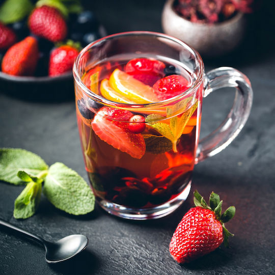 Kadax Cană Sticlă Transparentă 350ml