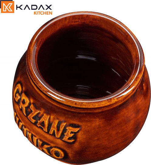Kadax Heat Change Κούπα Κεραμική Καφέ 300ml 4τμχ
