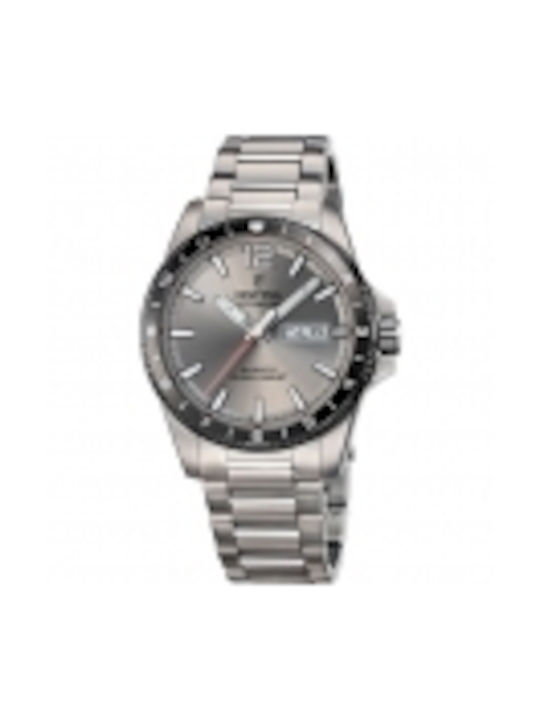 Festina Watch Battery with Gray Metal Bracelet