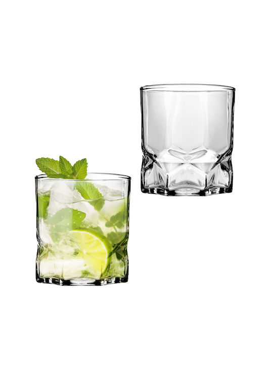 Kadax Set Gläser Whiskey / Wasser / Cocktail/Trinken aus Glas 320ml 2Stück