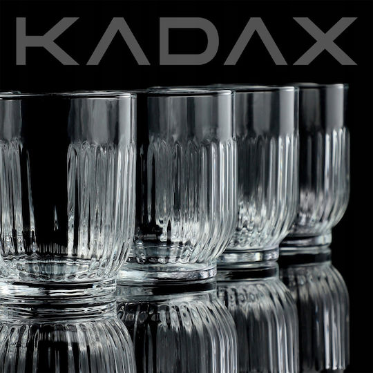 Kadax Σετ Ποτήρια Νερού Γυάλινα 330ml 6τμχ