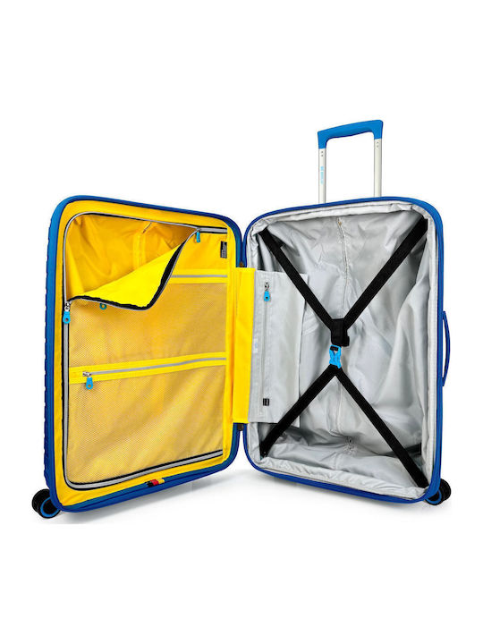 Bg Berlin Expandable Μεσαία Βαλίτσα Ταξιδίου Σκληρή Soda Blue με 4 Ρόδες Ύψους 66εκ.
