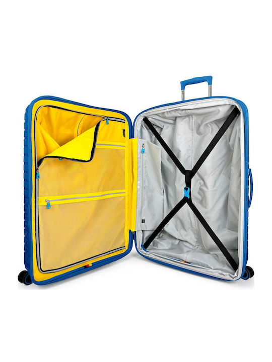 Bg Berlin Expandable Μεγάλη Βαλίτσα Ταξιδίου Σκληρή Soda Blue με 4 Ρόδες Ύψους 76εκ.