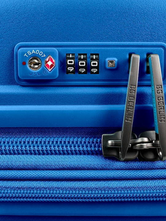 Bg Berlin Expandable Μεγάλη Βαλίτσα Ταξιδίου Σκληρή Soda Blue με 4 Ρόδες Ύψους 76εκ.