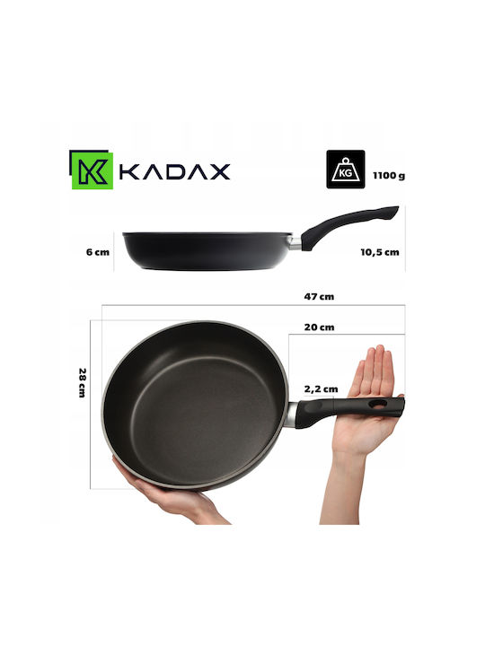 Kadax Τηγάνι από Αλουμίνιο με Αντικολλητική Επίστρωση 28cm
