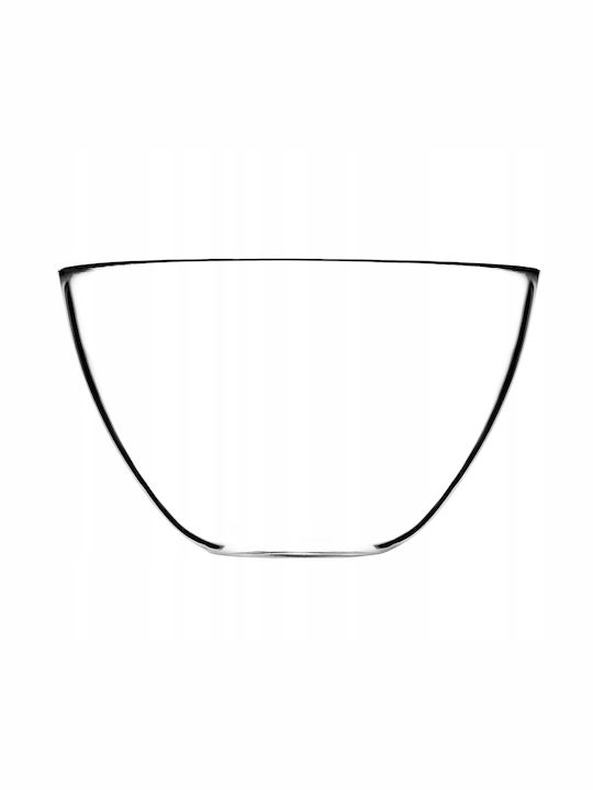 Kadax Glass Salad Bowl Transparent