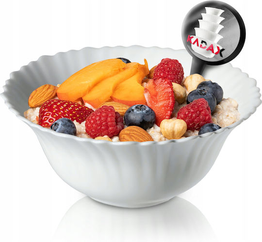 Kadax Salatschüssel Glas Weiß 1Stück