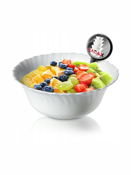 Kadax Salatschüssel Glas Weiß 1Stück