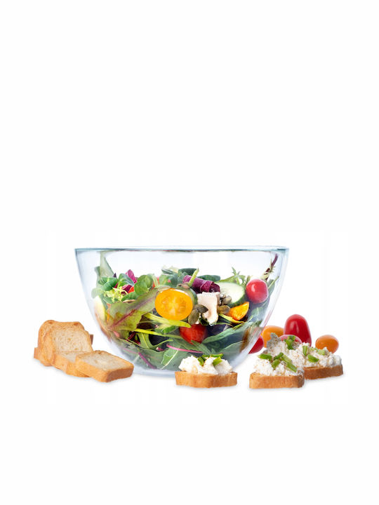 Kadax Glass Salad Bowl Transparent