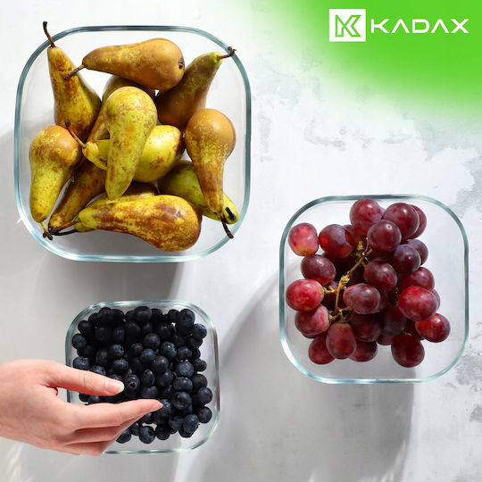 Kadax Salatschüssel Glas Transparent 13.5x13.5cm 1Stück