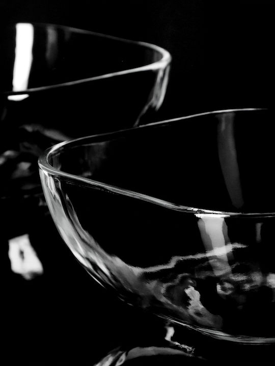 Kadax Glass Salad Bowl Transparent 13.5x13.5cm