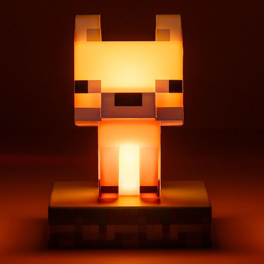 Paladone Kids Decorative Lamp Fox Icon Light Orange