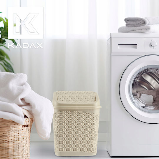Kadax Kunststoff Badezimmer Mülleimer 6.2Es Beige