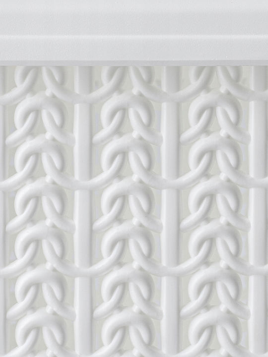 Kadax Montat pe perete Raft Baie Plastic Albă