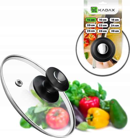 Kadax Glass Lid for Pan and Pot 14cm 30779