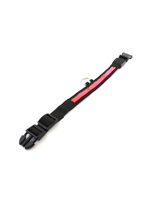 Dog Collar Nylon in Black color 44cm