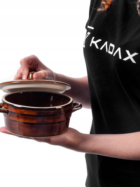 Kadax Oală Rotundă Ceramică 1lt 1buc