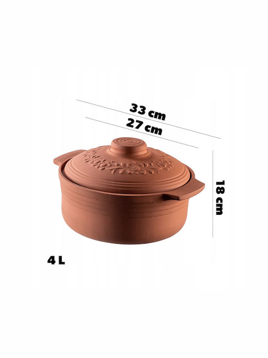Kadax Oală Rotundă Ceramică 4lt 1buc