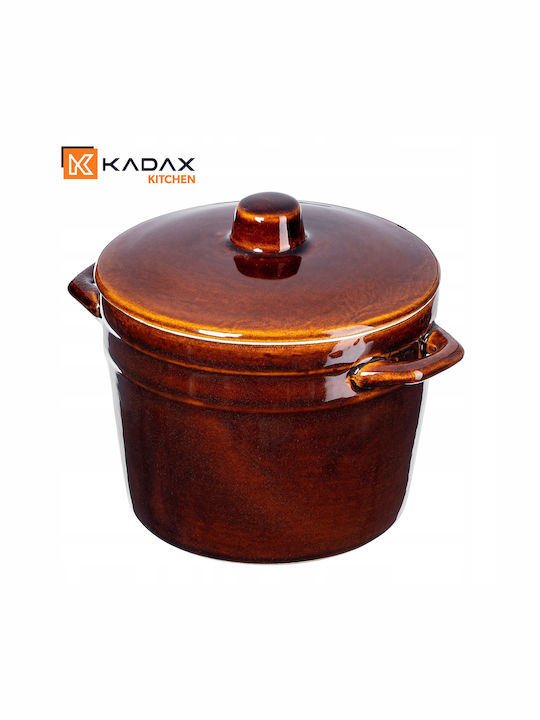 Kadax Γάστρα Στρογγυλή Κεραμική 6lt