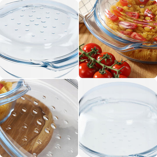 Kadax Dutch Oven Round Glass 2.4lt 1pcs