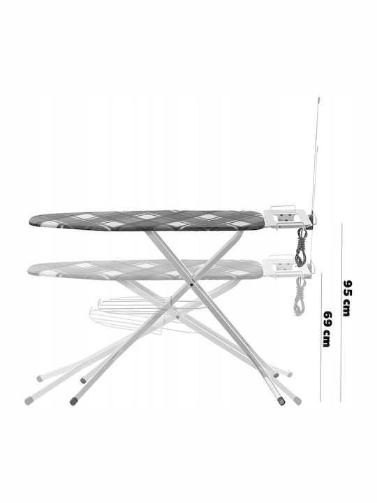 Kadax Σιδερώστρα για Σίδερο Ατμού Σπαστή 120x38cm