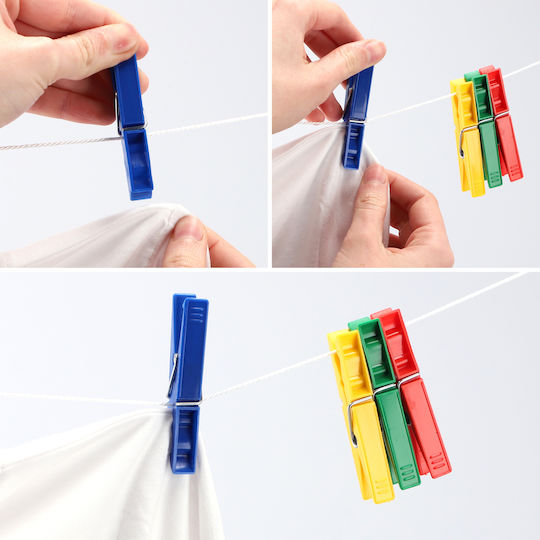 Kadax Cârlige de rufe din plastic 20buc