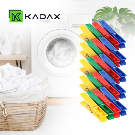 Kadax Cârlige de rufe din plastic 20buc