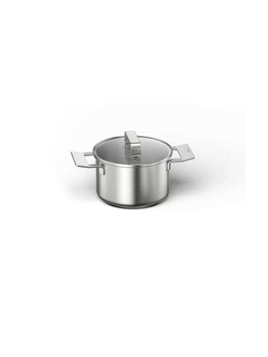 Bosch Cookware Set Made of Stainless Steel Silver with Non-Stick Coating 4 Pieces