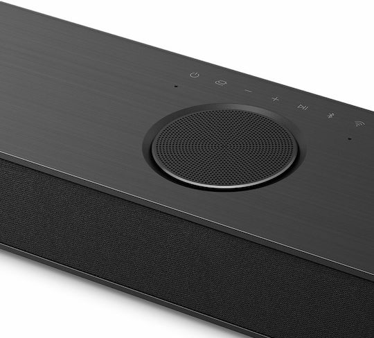 LG Soundbar 5.1.3 Bluetooth, HDMI και Wi-Fi 580W με Ασύρματο Subwoofer και Τηλεχειριστήριο Μαύρο S80TR.DEUSLLK
