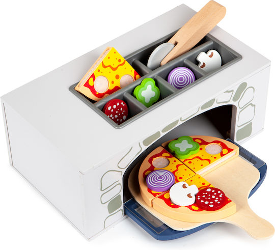 Wooden Pizza Oven + Accessories Kitchen Ecotoys
