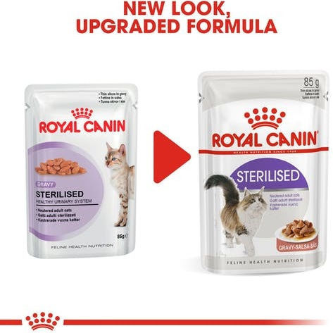 Royal Canin Sterilised Υγρή Τροφή για Ενήλικες Γάτες σε Φακελάκι 12x85gr