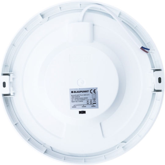 LED таванна лампа Blaupunkt 18W 6-в-1 IP44 превключвател на цвета на светлината