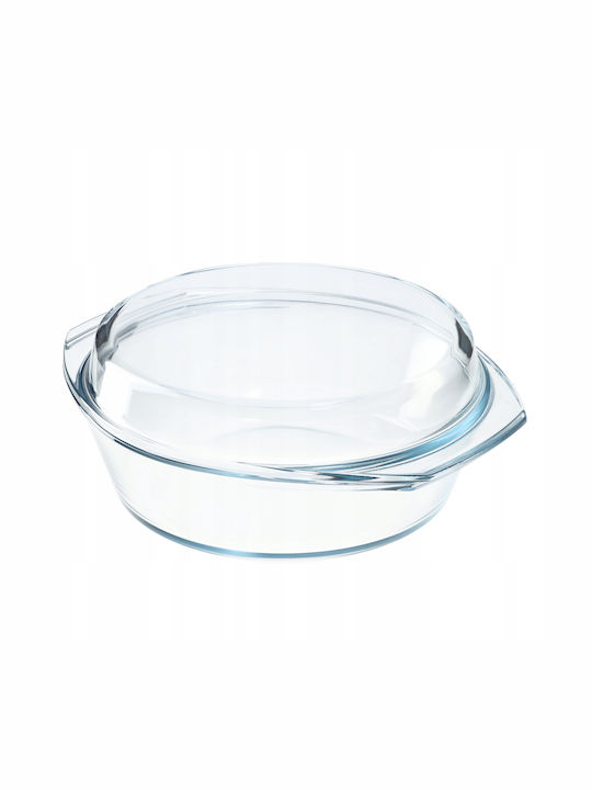Kadax Oală Rotundă de Sticlă 2.8lt 1buc