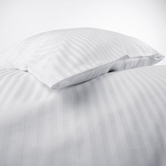 Darymex Hotelbettlaken Weiß Einzel 160x200cm 100% Baumwolle 1Stück