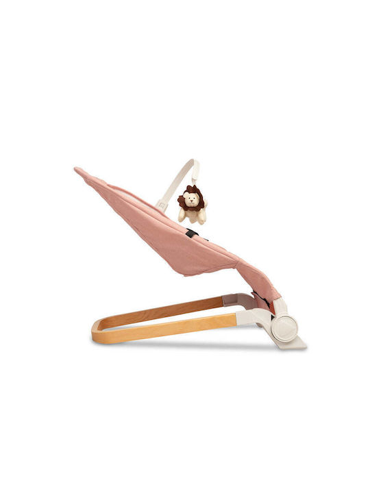 Caretero Χειροκίνητο Relax Μωρού Lounger Ροζ