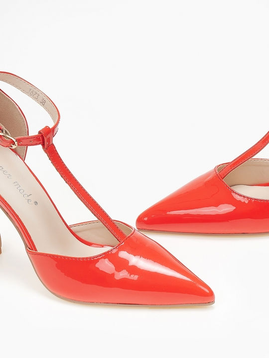 Red Patent Leather Pumps