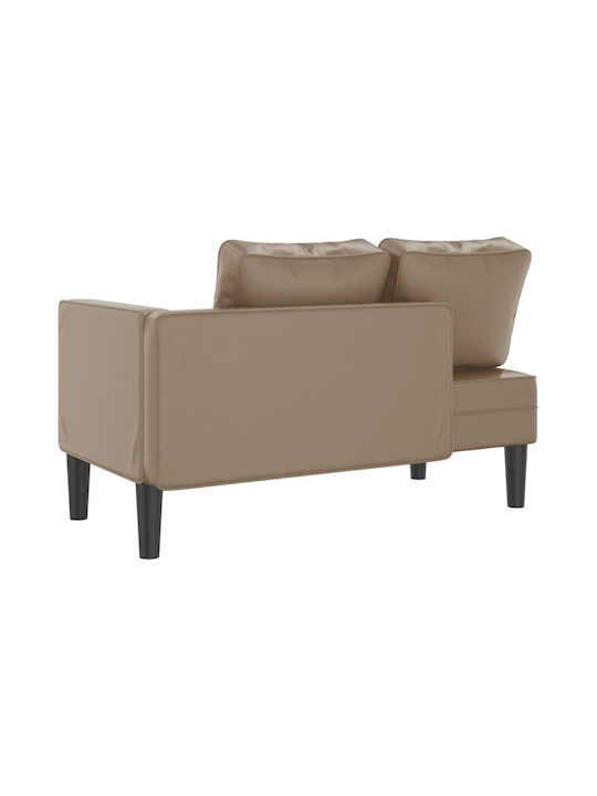 Recliner Kunstleder Braun L110xW54.5xH57.5cm