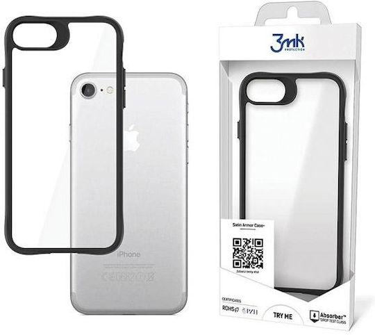 3MK Satin Armor Back Cover Σιλικόνης 1.5mm Διάφανο (Apple iPhone SE 2020/2022)