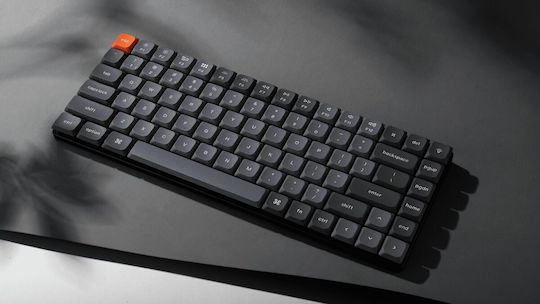 Keychron K3M-H3 Max QMK/VIA K3M-H3 Wireless Gaming Mechanical Keyboard 75% with Gateron Low Profile Brown Switches and RGB Lighting (English US) Gray